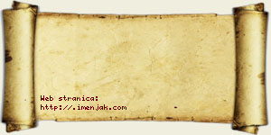 Mia Perušinović vizit kartica